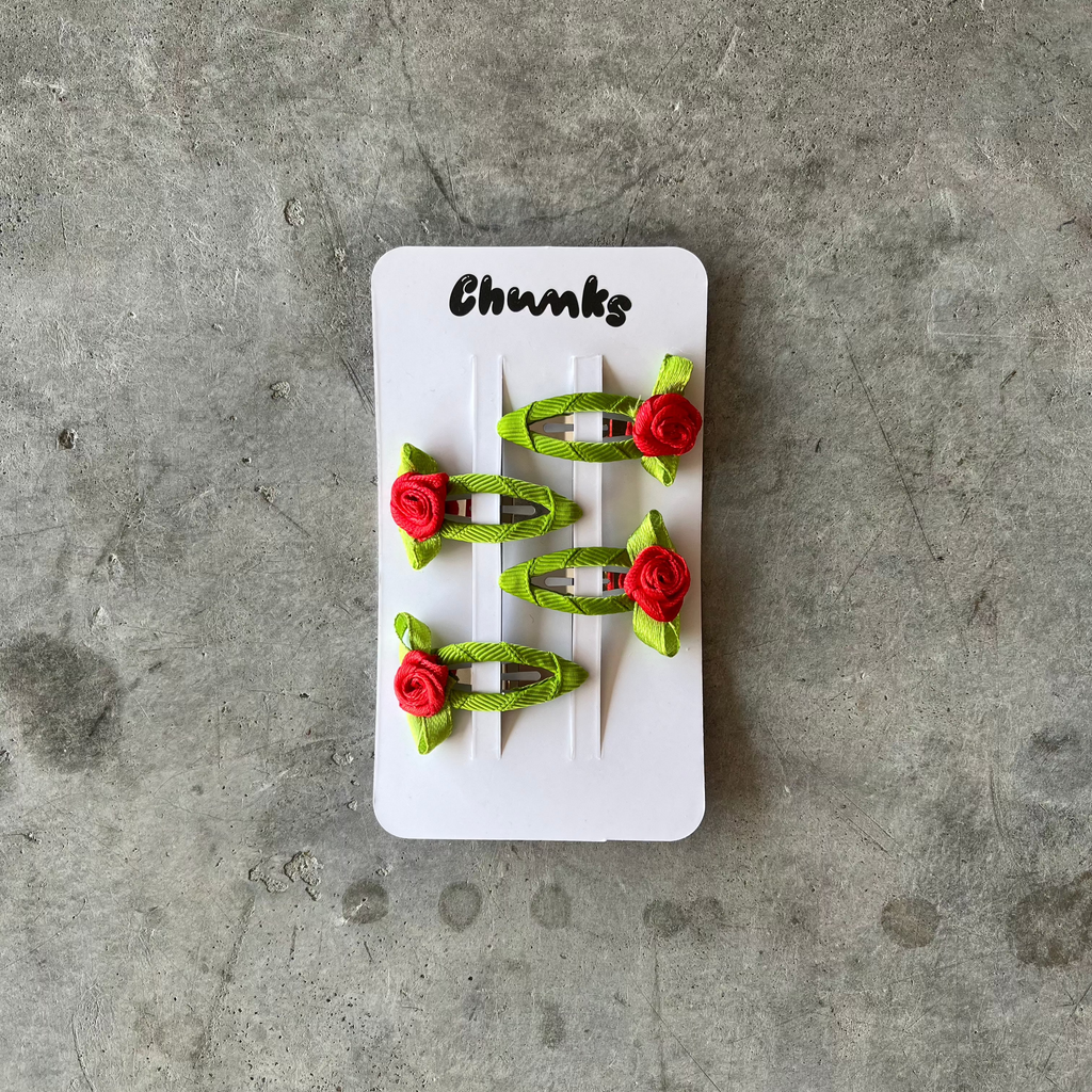 Chunks - Rosette Snap Clips - Shop Duet