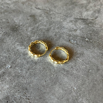 Mountainside Jewelry - Petal Gold Vermeil Earrings - Shop Duet