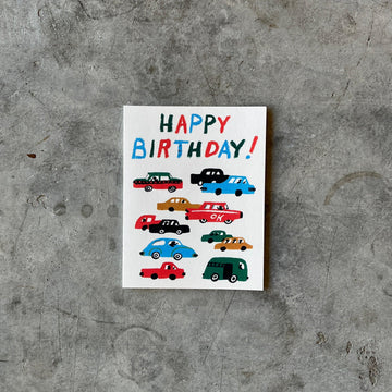 Red Cap Cards - Birthday Traffic Greeting Card - Shop Duet