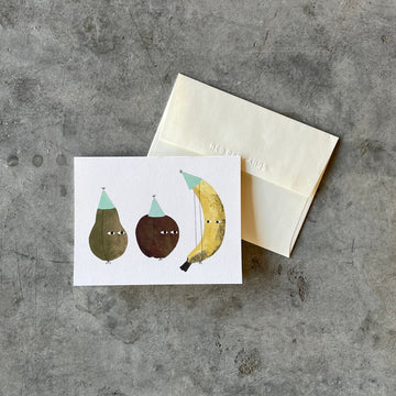 Red Cap Cards - Fruit Party Birthday Greeting Card - Shop Duet