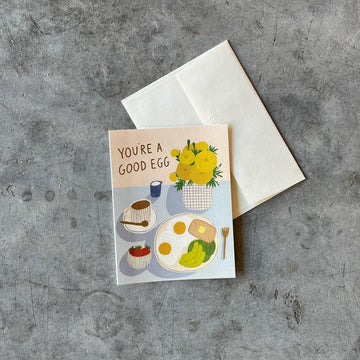 Red Cap Cards - You're A Good Egg Encouragement Card - Shop Duet