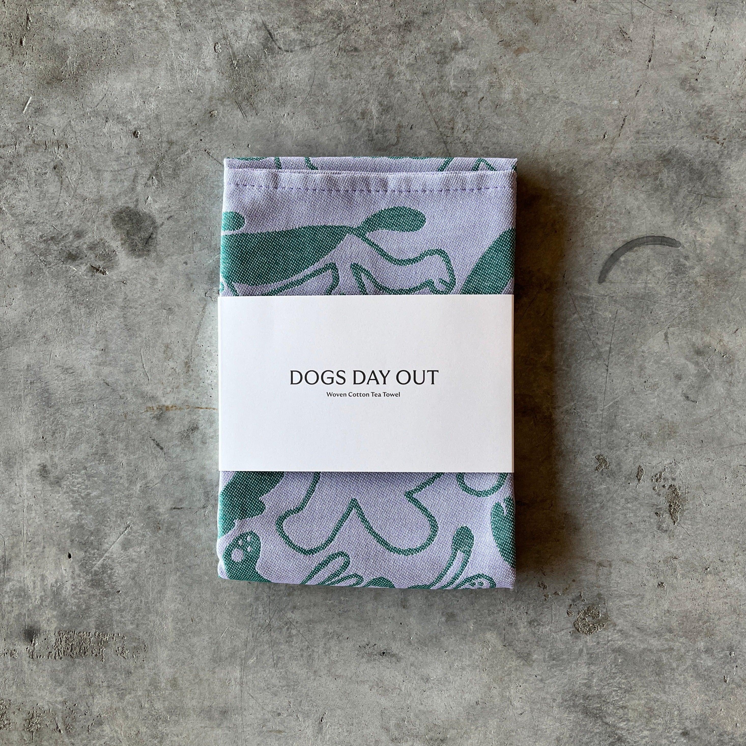 Wrap Tableware Dogs Day Out Tea Towel