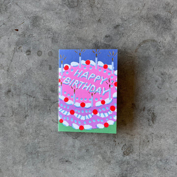 Wrap Magazine - 'Happy Birthday Icing Cake' Greetings Card - Shop Duet