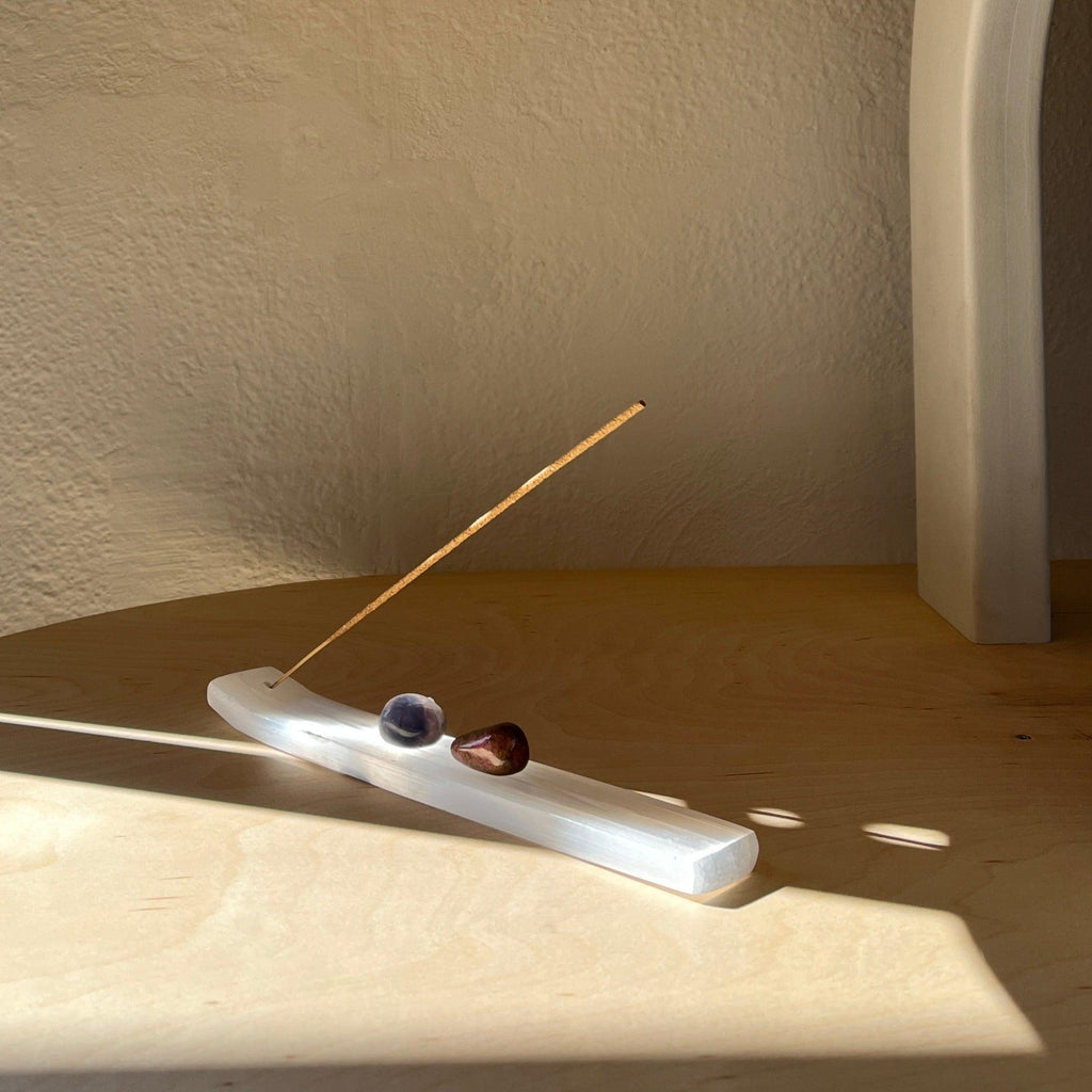 Duet - Selenite Incense Holder - Shop Duet